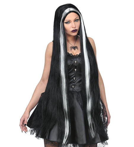 Widmann SRL Pruik heks extra lang haar