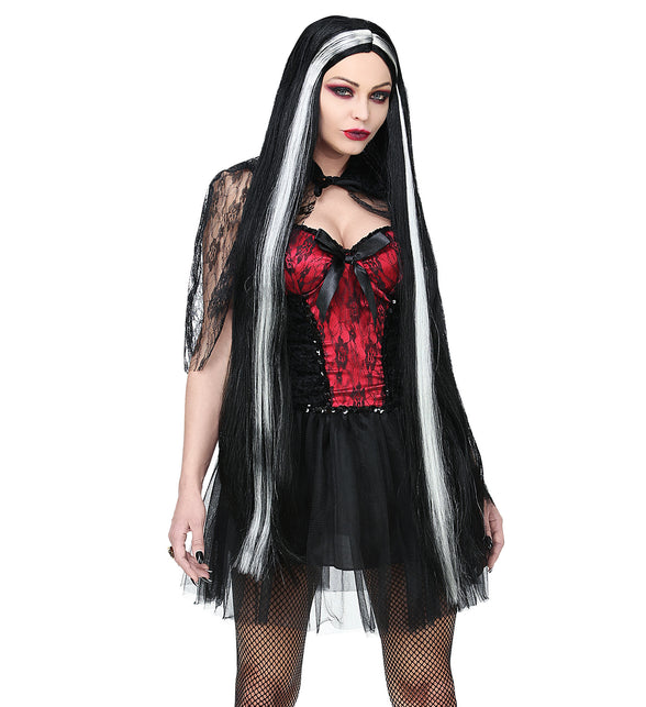 Widmann SRL Pruik heks extra lang haar