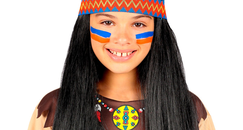 Widmann SRL Pruik indiaan voor kinderen