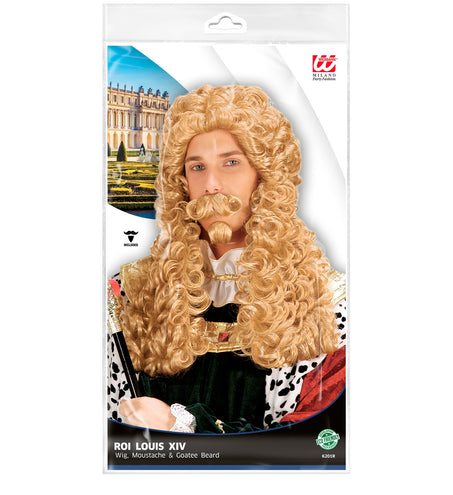 Widmann SRL Pruik koning David met krullen