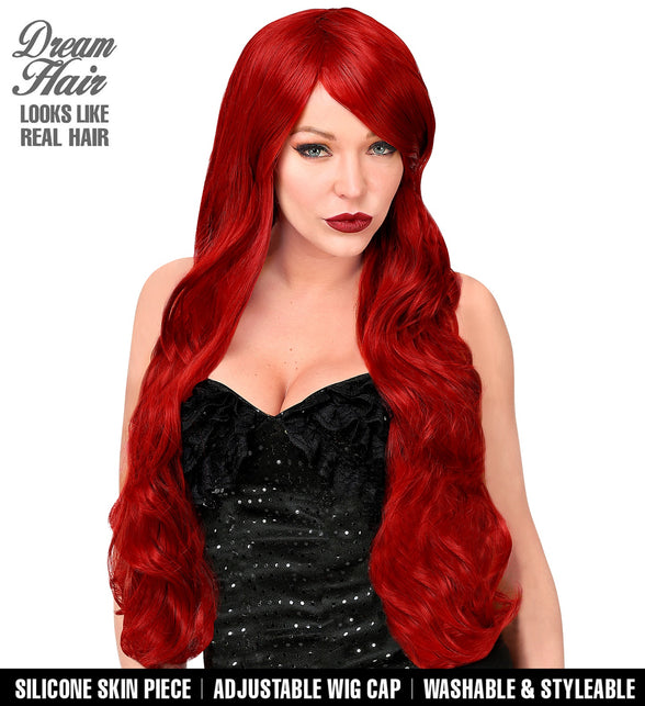 Widmann SRL Pruik lang haar Cosplay  Kayla