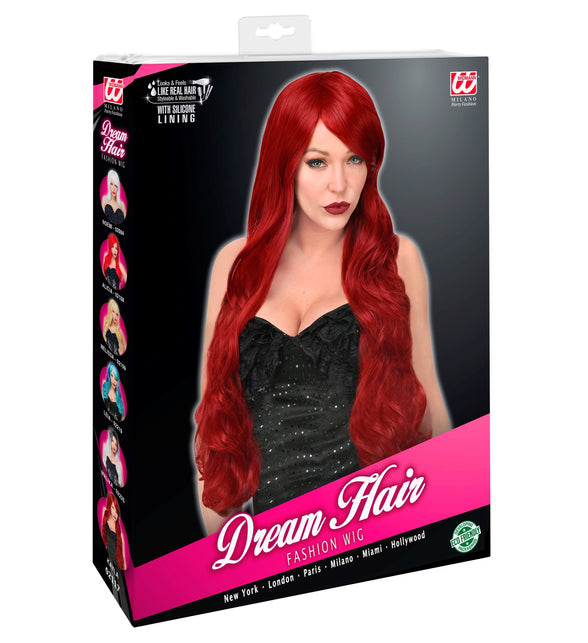 Widmann SRL Pruik lang haar Cosplay  Kayla