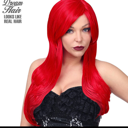 Widmann SRL Pruik lang rood haar Cosplay Alicia