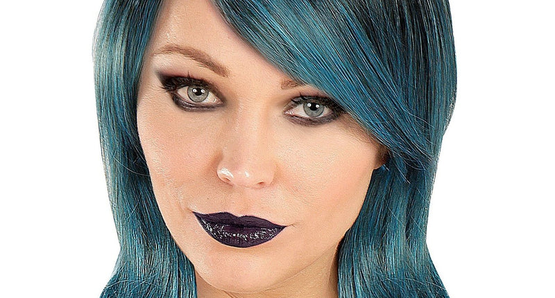 Widmann SRL Pruik Megan blauw zwart