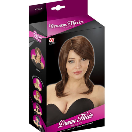 Widmann SRL Pruik Megan bruin