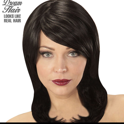 Widmann SRL Pruik Megan zwart