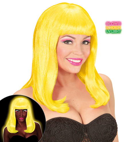 Widmann SRL Pruik, Patsy Neon Geel