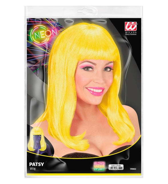 Widmann SRL Pruik, Patsy Neon Geel
