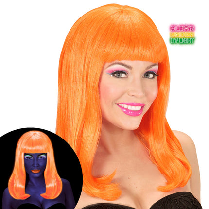 Widmann SRL Pruik, Patsy Neon Oranje