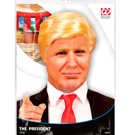 Widmann SRL Pruik President Trump America first