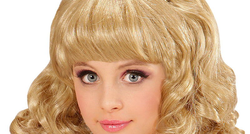 Widmann SRL Pruik, Prinses Blond Met Kroon Kind