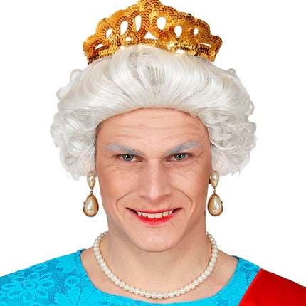 Widmann SRL Pruik Queen Elisabeth