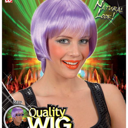 Widmann SRL pruik rave licht paars