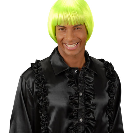 Widmann SRL pruik rave neon groen