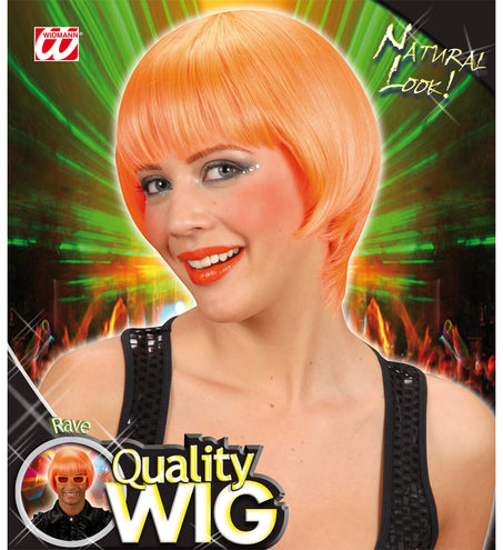 Widmann SRL pruik rave neon oranje