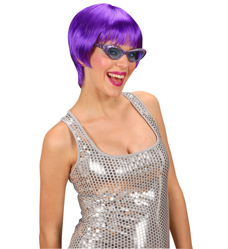 Widmann SRL pruik rave paars
