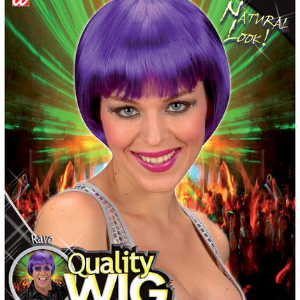 Widmann SRL pruik rave paars