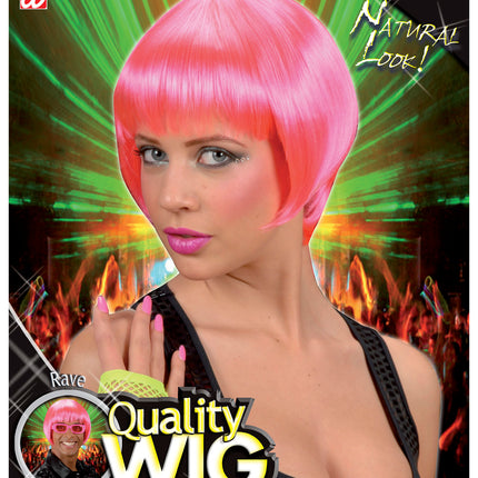 Widmann SRL pruik rave roze