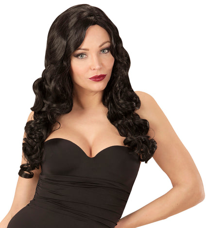 Widmann SRL Pruik Rihanna zwart