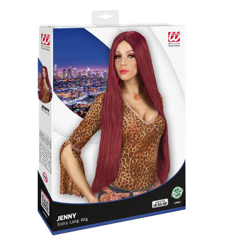 Widmann SRL pruik rood extra lang