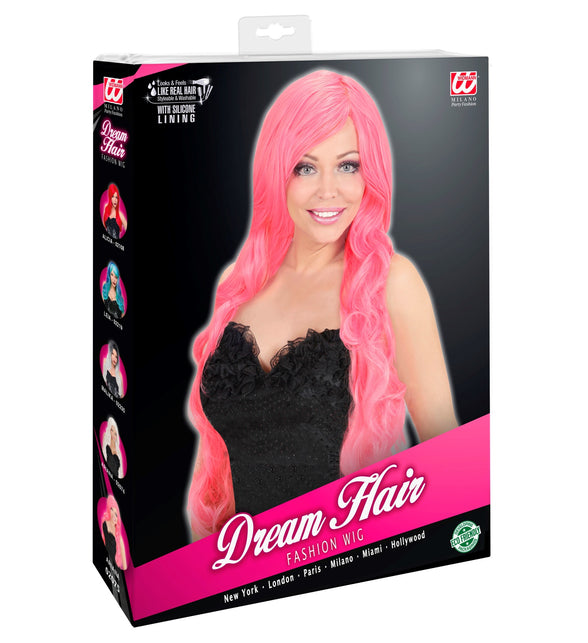 Widmann SRL Pruik roze Kim Kardeshin