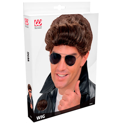 Widmann SRL pruik t-birds bruin