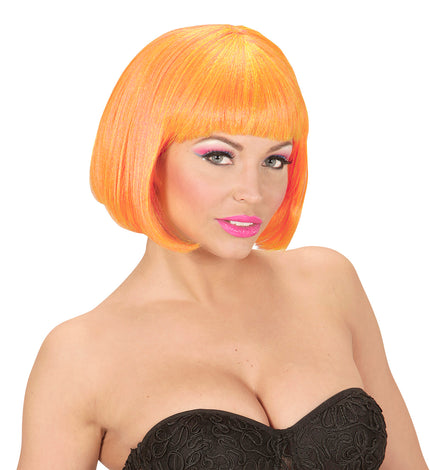 Widmann SRL Pruik, Valentina Neon Oranje/Geel Mix