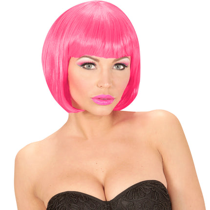 Widmann SRL Pruik, Valentina neon, roze