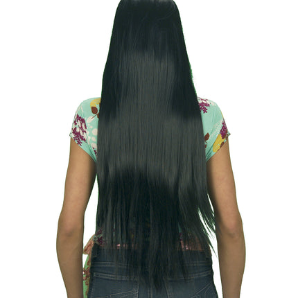 Widmann SRL pruik zwart extra lang