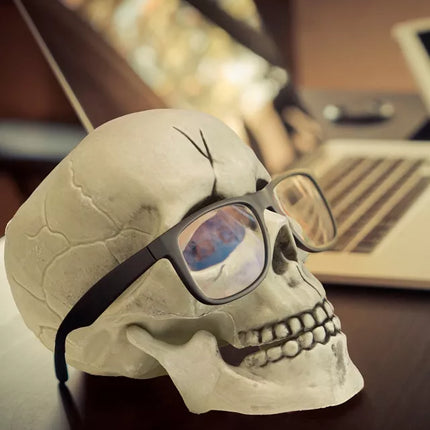 Widmann SRL Pvc schedel met beweegbare kaak 21cm kostuum Julia