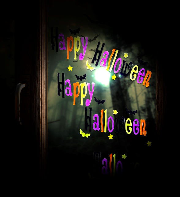 Widmann SRL Raamsticker happy Halloween