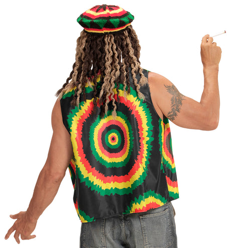 Widmann SRL Rasta vest  voor Jamaica party