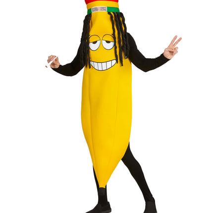 Widmann SRL Rastafari bananen kostuum
