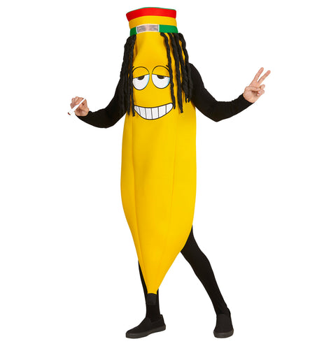Widmann SRL Rastafari bananen kostuum