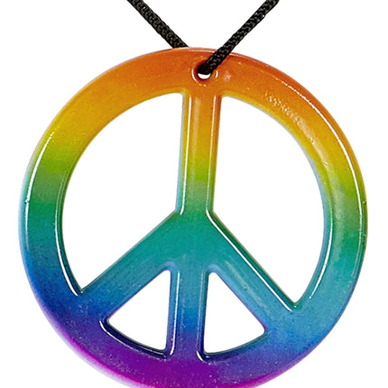 Widmann SRL Regenboog hippie halskettingen