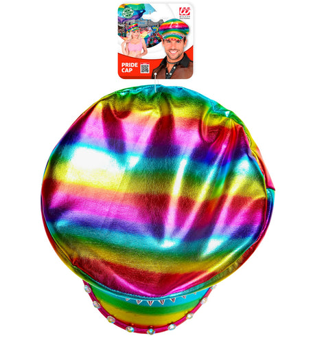 Widmann SRL Regenboog pet met studs