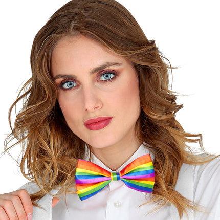 Widmann SRL Regenboog strikje gaypride