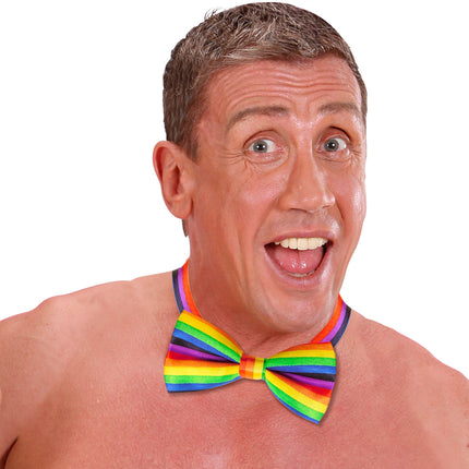 Widmann SRL Regenboog strikje gaypride