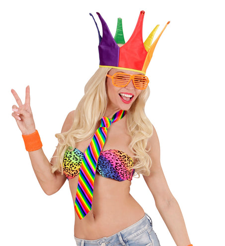 Widmann SRL Regenboog stropdas