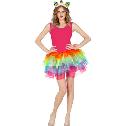 Widmann SRL Regenboog tutu dames