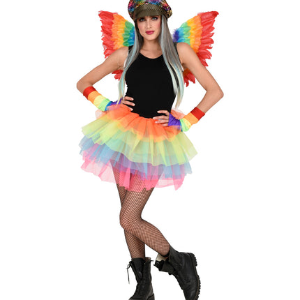 Widmann SRL Regenboog tutu dames