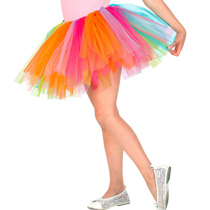 Widmann SRL Regenboog tutu kinderen