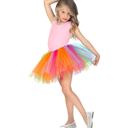 Widmann SRL Regenboog tutu kinderen