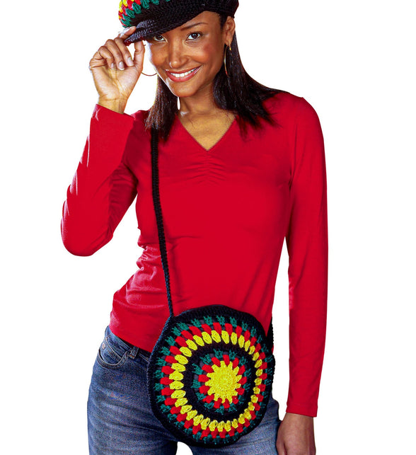 Widmann SRL Reggae tas rasta handtasje