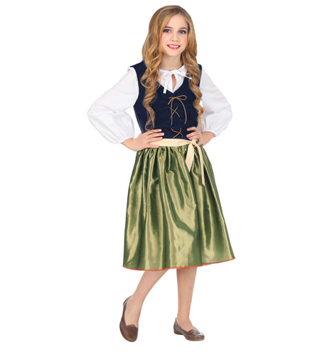 Widmann SRL Renaissance jonkvrouw kostuum meisje