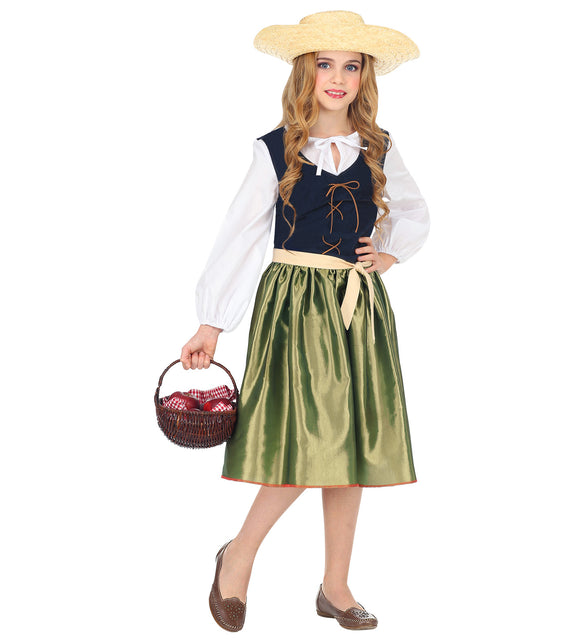 Widmann SRL Renaissance jonkvrouw kostuum meisje