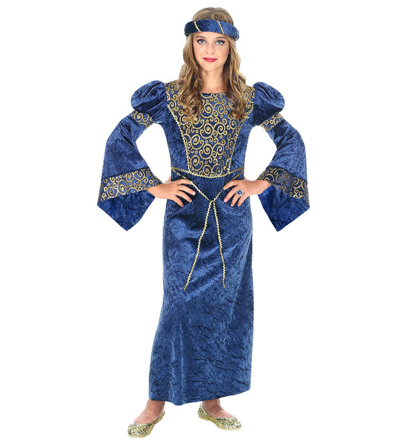 Widmann SRL Renaissance jurk blauw