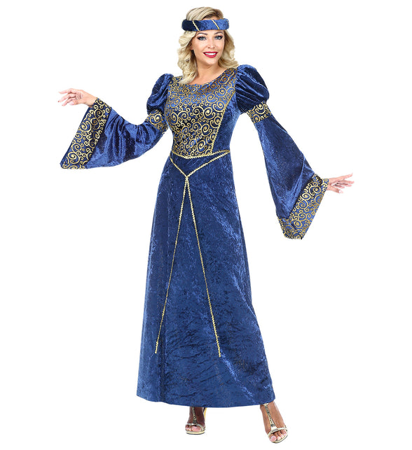 Widmann SRL Renaissance kostuum blauw