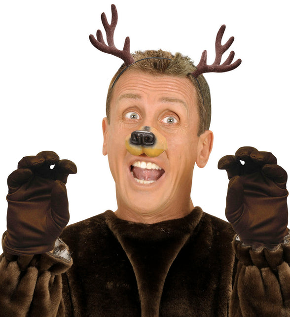 Widmann SRL Rendier gewei op haarband bruin