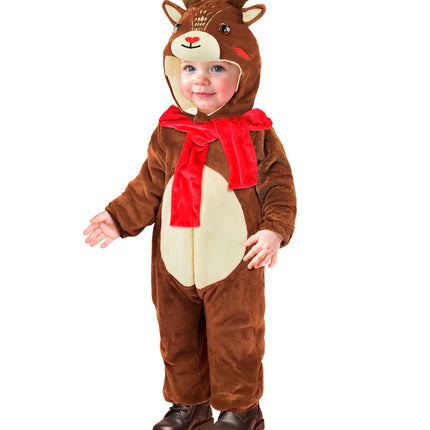 Widmann SRL Rendier kostuum pluche fluweel Santa